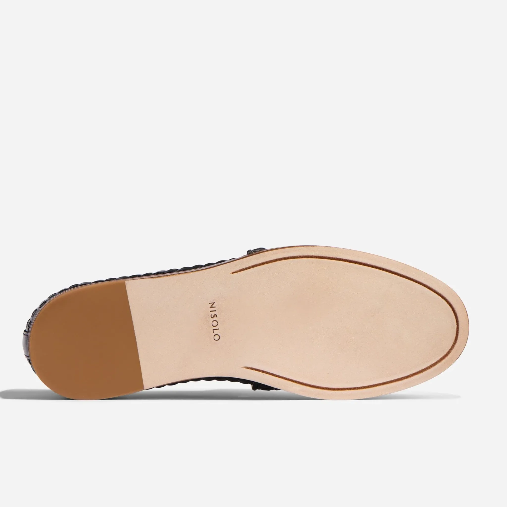 Nisolo Oxfords & Loafers-Alejandro Woven Slip On Woven Black