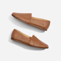 Nisolo Oxfords & Loafers-Alejandro Woven Slip On Woven Brown