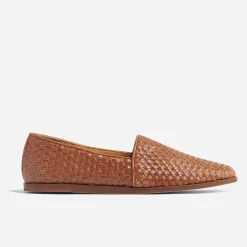 Nisolo Sandals & Slip Ons-Alejandro Woven Slip On Woven Brown