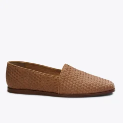 Nisolo Sandals & Slip Ons-Alejandro Woven Slip On Woven Almond