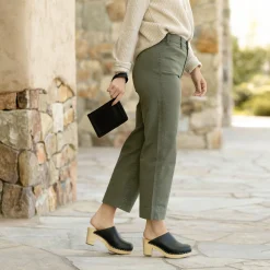 Nisolo Heels-All-Day Heeled Clog Black