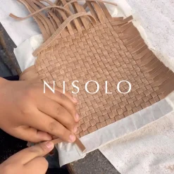 Nisolo Mules-All-Day Woven Heeled Mule Black