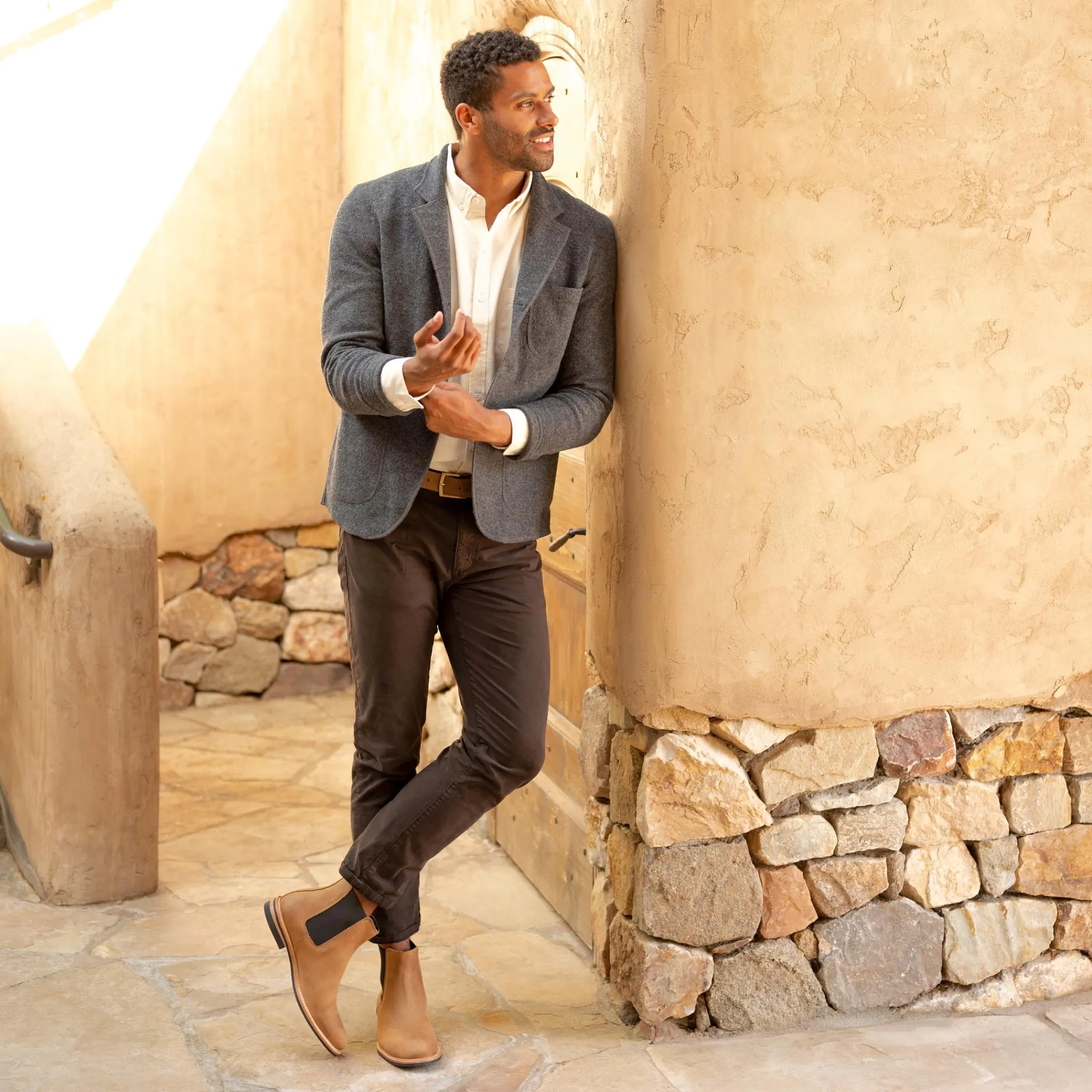 Nisolo Boots-All-Weather Chelsea Boot Tobacco
