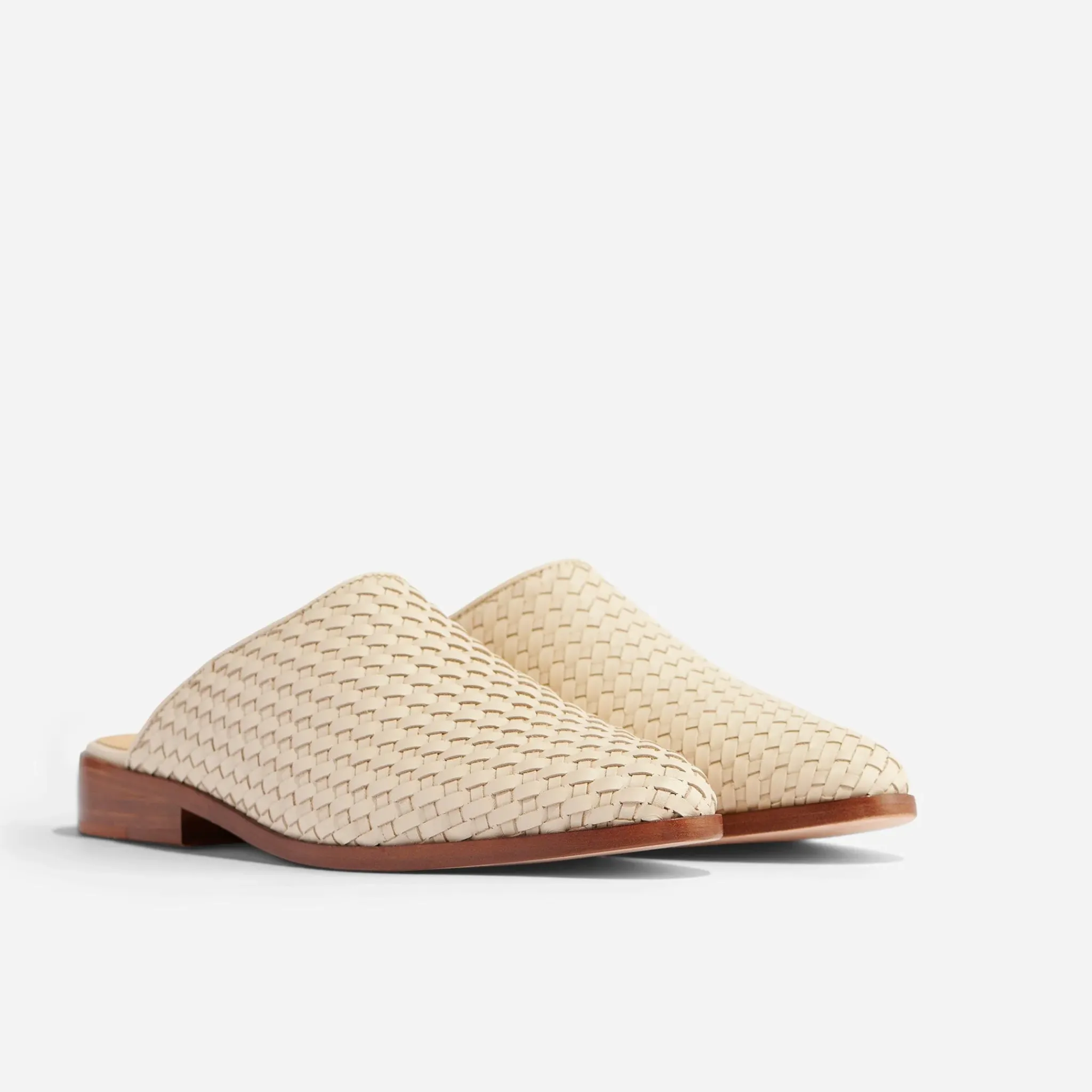 Nisolo Mules-Ama Woven Mule Woven Bone
