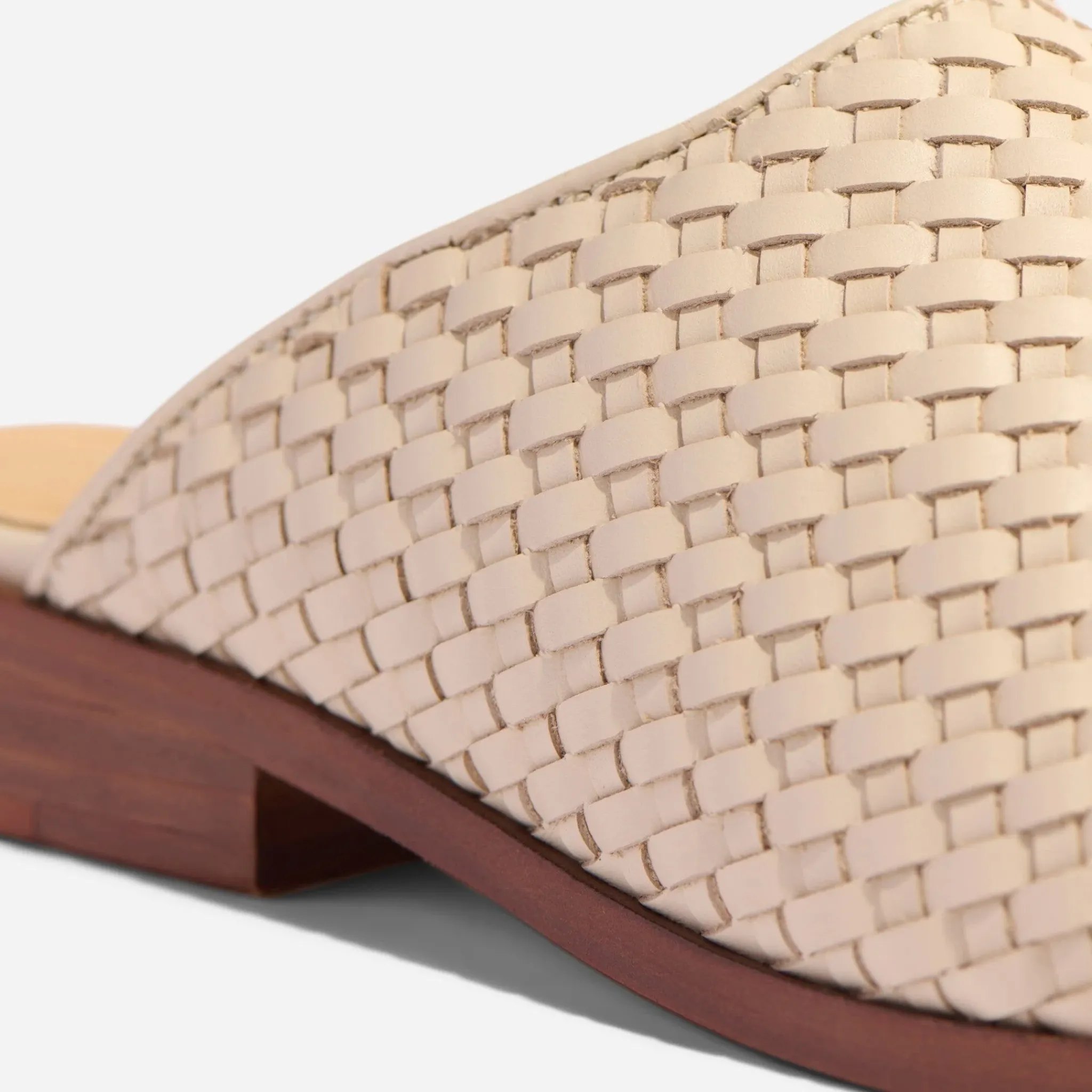 Nisolo Mules-Ama Woven Mule Woven Bone