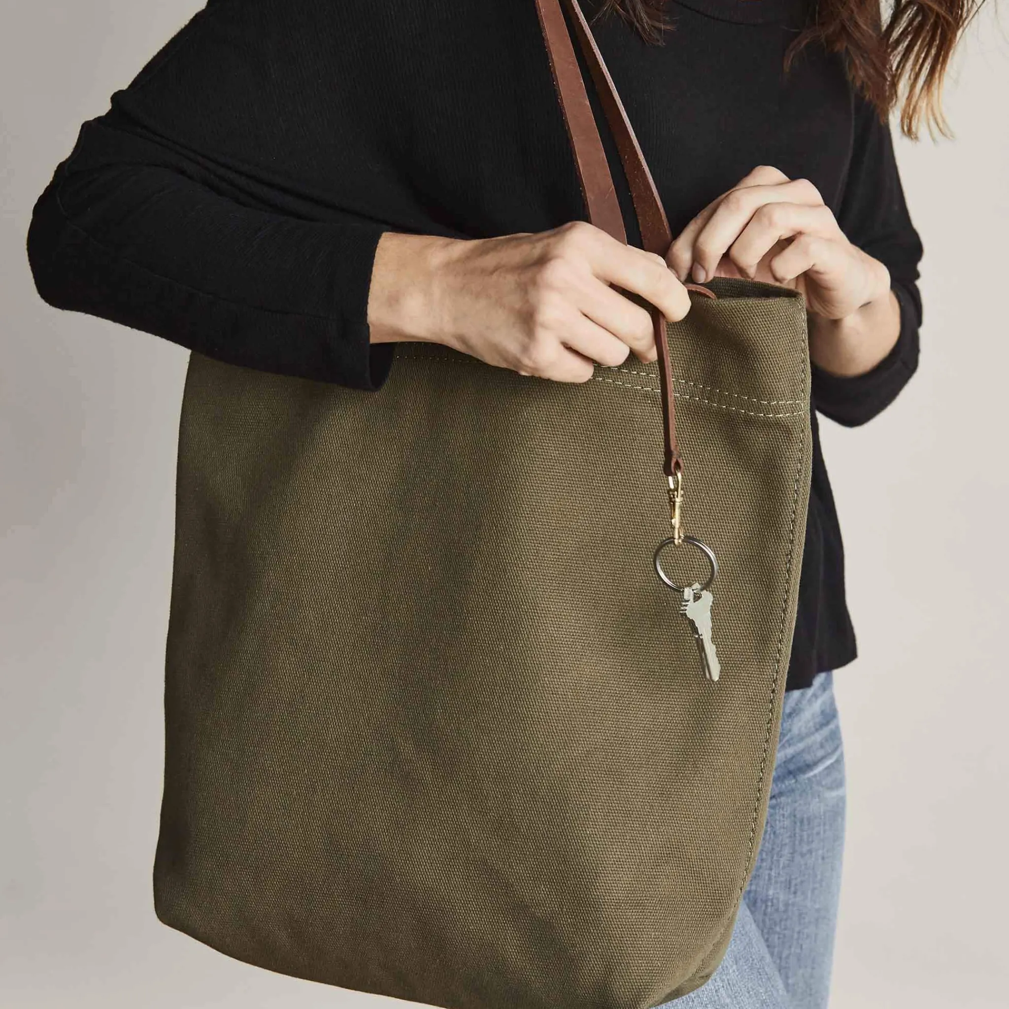 Nisolo Bags & Wallets-Canvas Tote Olive Green