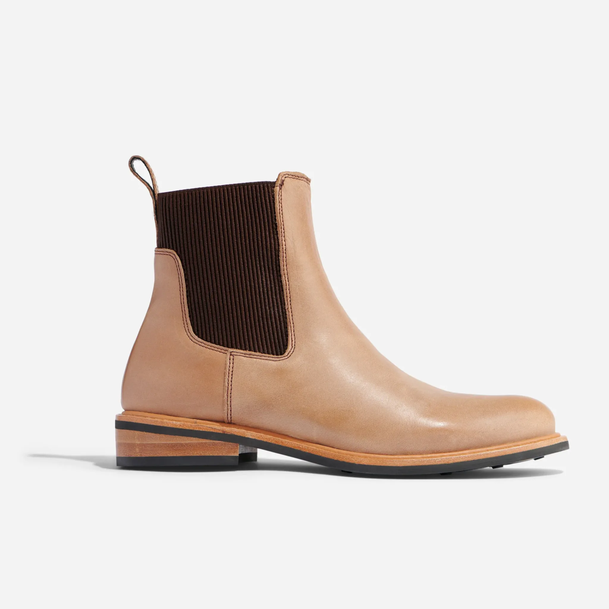 Nisolo Boots-Carmen Chelsea Boot Almond