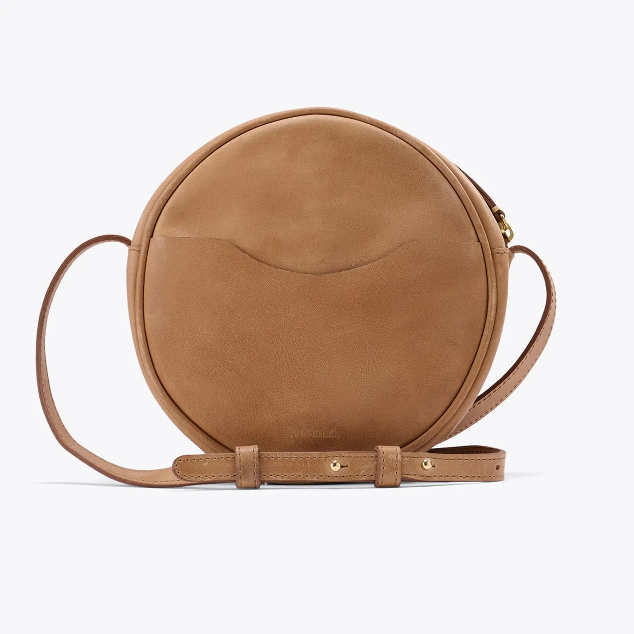 Nisolo Bags & Wallets-Carry-All Circle Crossbody Almond