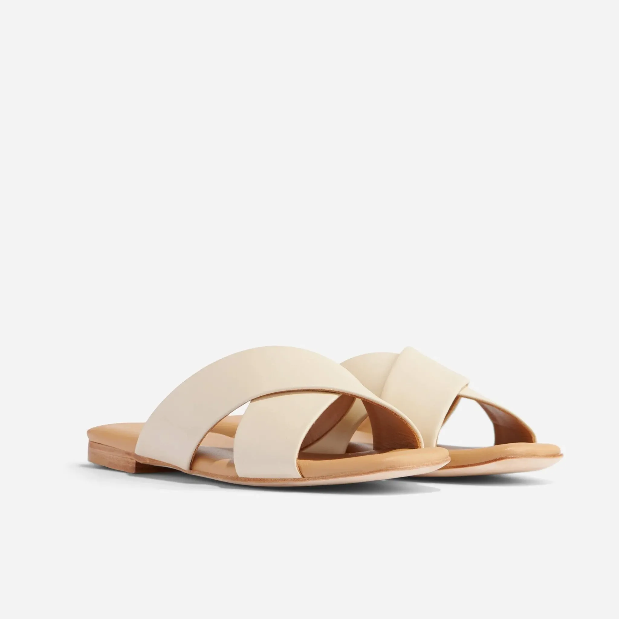 Nisolo Sandals-Catalina Slide Sandal Bone