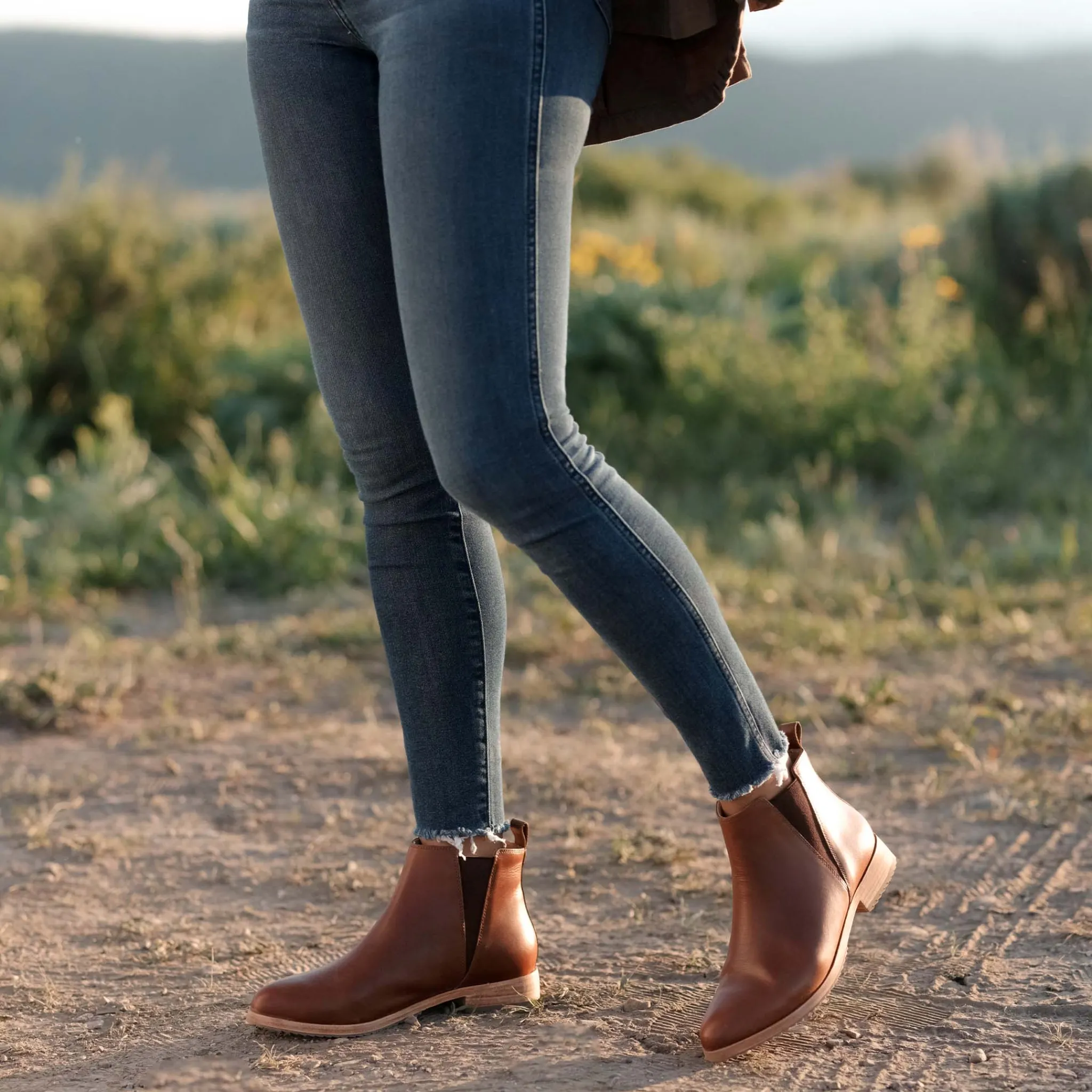 Nisolo Boots-Classic Chelsea Boot Brandy