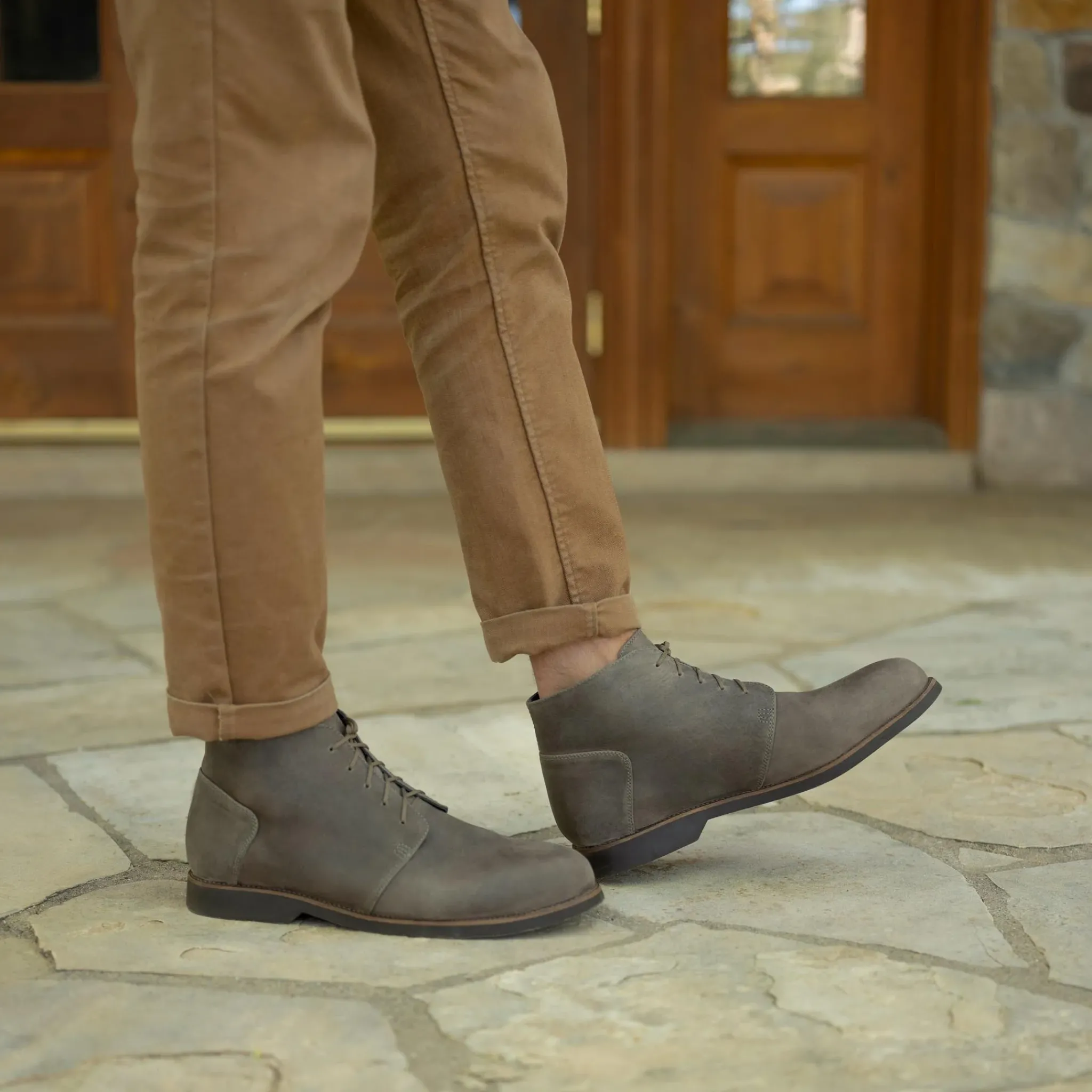 Nisolo Boots-Daytripper Chukka Boot Grey