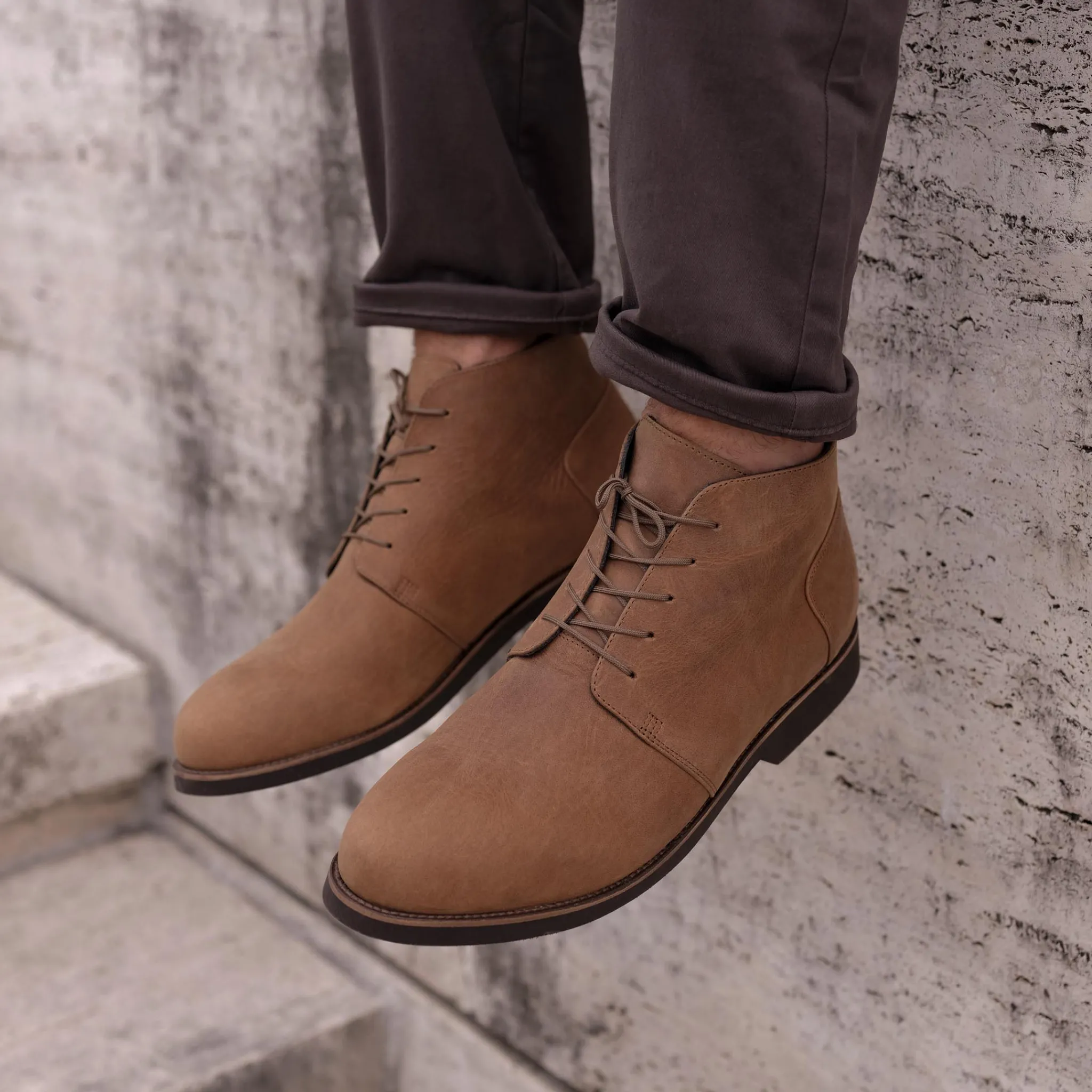 Nisolo Boots-Daytripper Chukka Boot Tobacco