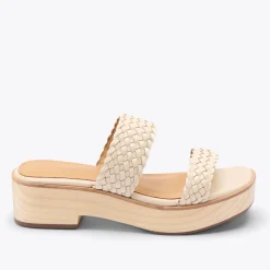 Nisolo Heels-Ellie All-Day Clog Woven Bone