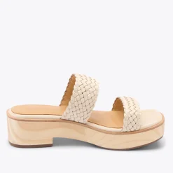 Nisolo Heels-Ellie All-Day Clog Woven Bone