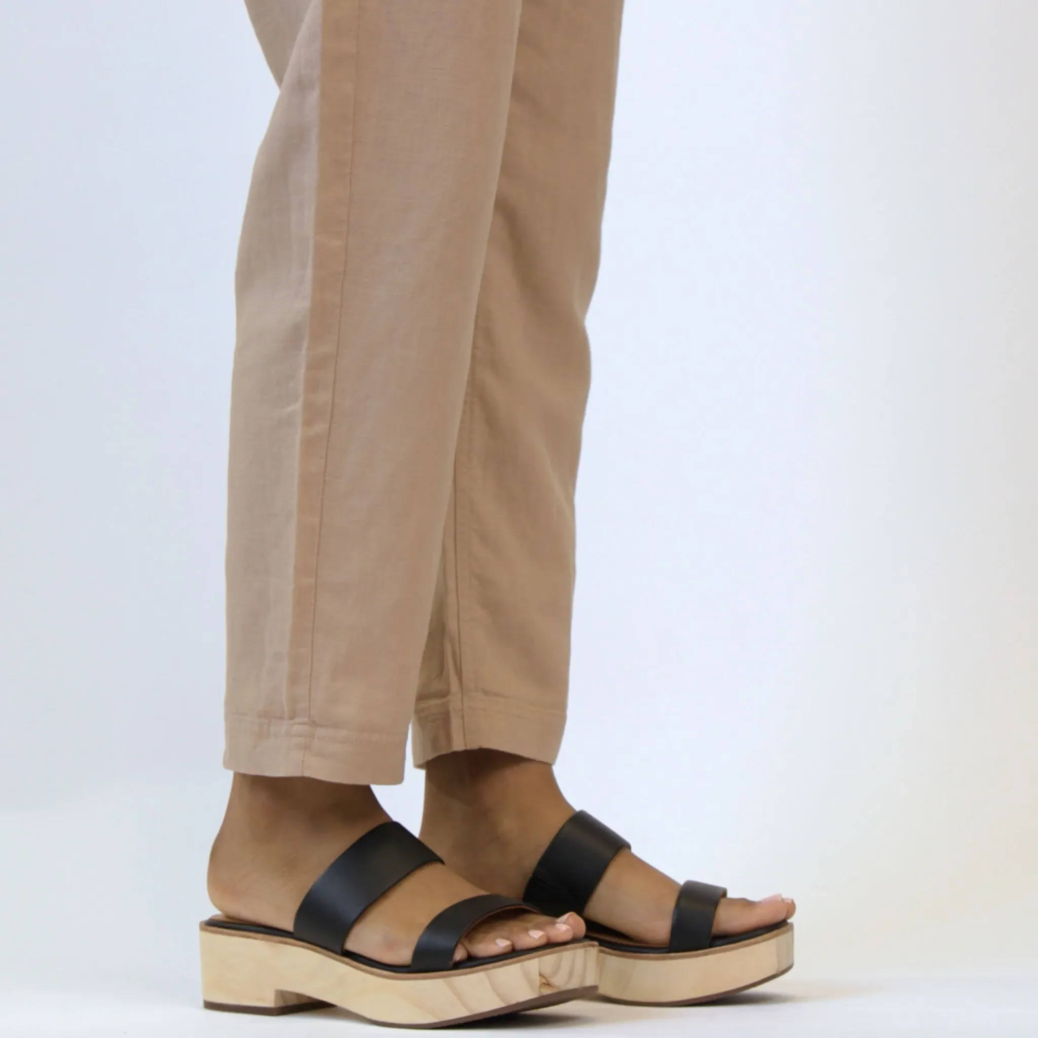 Nisolo Heels-Ellie All-Day Clog Black