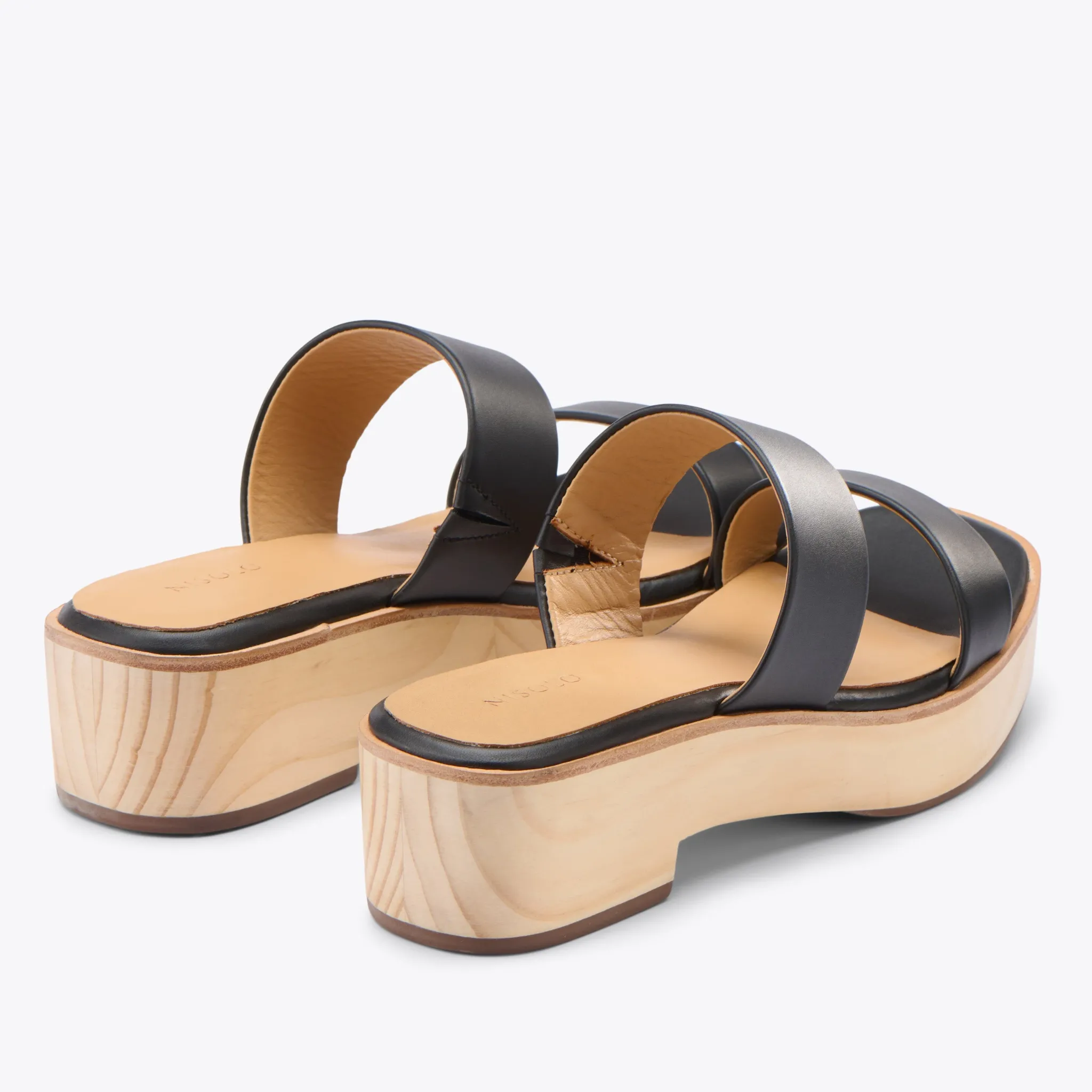 Nisolo Sandals-Ellie All-Day Clog Black