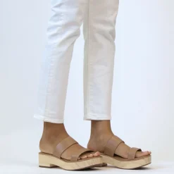 Nisolo Sandals-Ellie All-Day Clog Almond