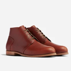 Nisolo Boots-Everyday Chukka Boot Brandy