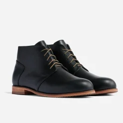 Nisolo Boots-Everyday Chukka Boot Black