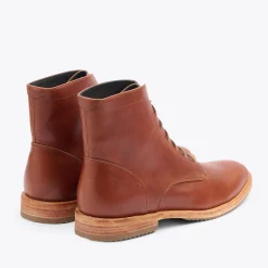 Nisolo Boots-Everyday Lace-Up Boot Brandy