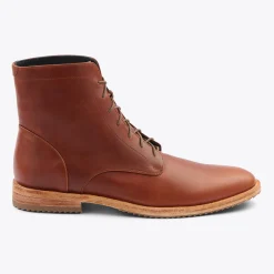 Nisolo Boots-Everyday Lace-Up Boot Brandy