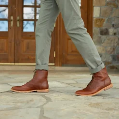 Nisolo Boots-Everyday Lace-Up Boot Brandy