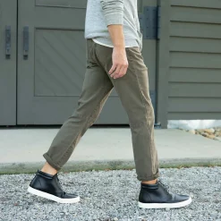 Nisolo Sneakers-Everyday Mid Top Sneaker Black