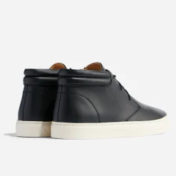 Nisolo Sneakers-Everyday Mid Top Sneaker Black