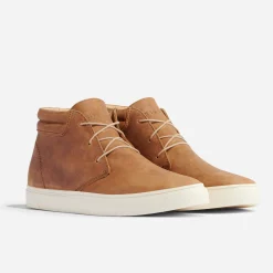 Nisolo Sneakers-Everyday Mid Top Sneaker Tobacco