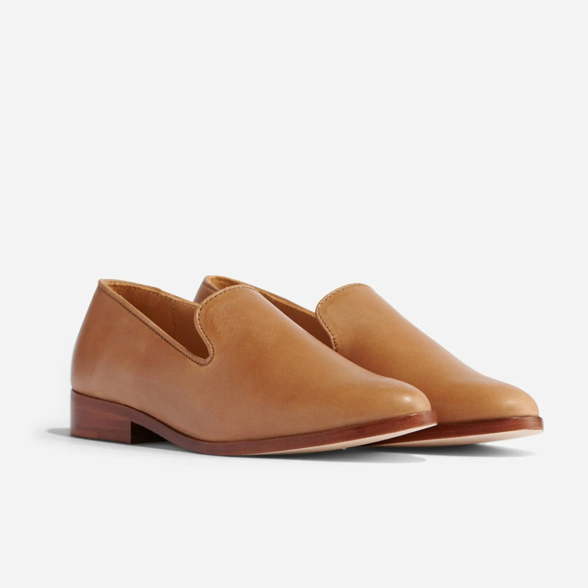 Nisolo Flats & Slip Ons-Everyday Slip On Loafer Almond