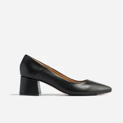 Nisolo Heels-Fiorela Go-To Mid Heel Black