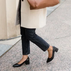 Nisolo Heels-Fiorela Go-To Mid Heel Black