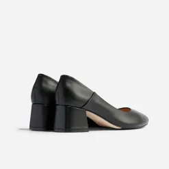 Nisolo Heels-Fiorela Go-To Mid Heel Black