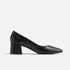 Nisolo Heels-Fiorela Go-To Mid Heel Black