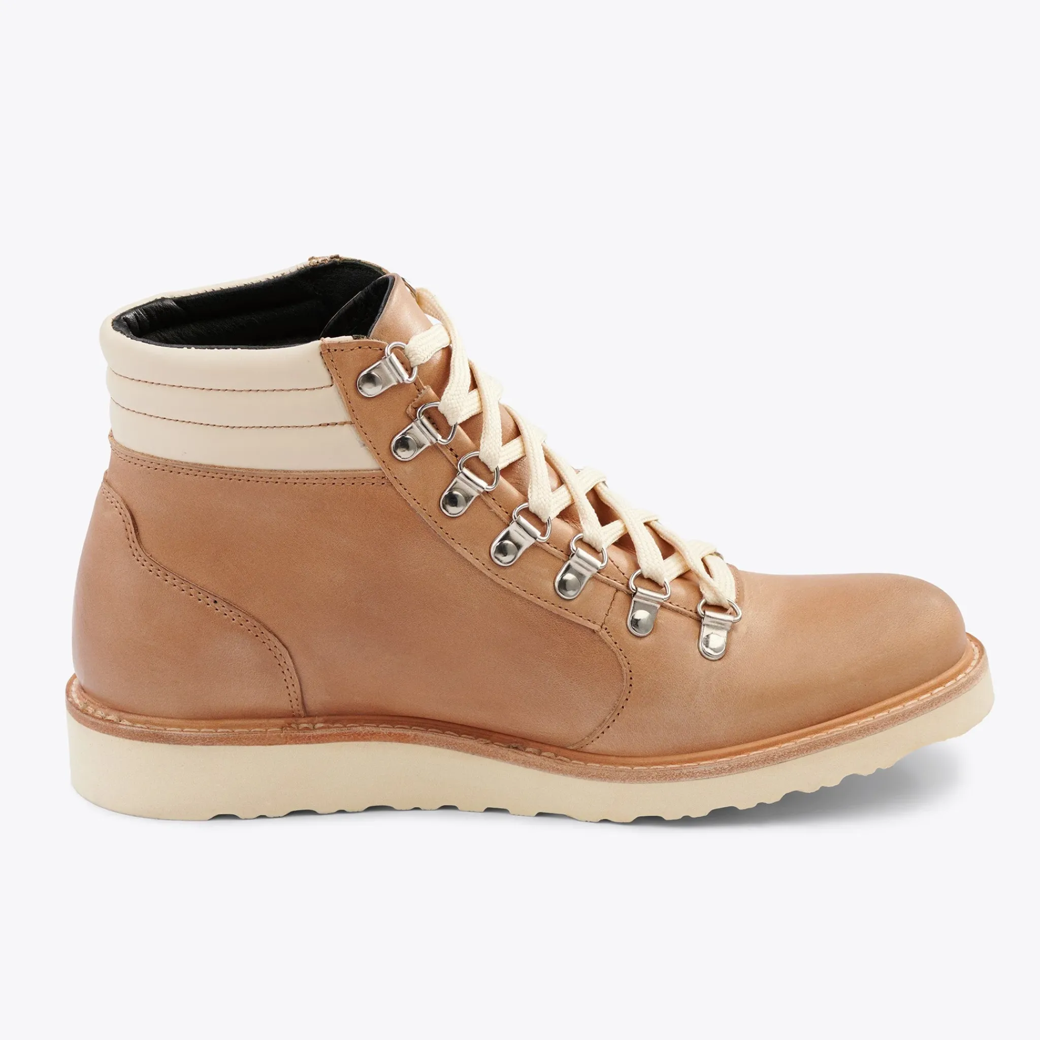 Nisolo Boots-Go-To City Hiker Boot Almond
