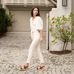 Nisolo Sandals-Go-To Flatform Sandal Brandy