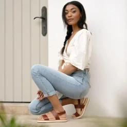 Nisolo Sandals-Go-To Flatform Sandal Brandy