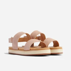 Nisolo Sandals-Go-To Flatform Sandal Desert Rose