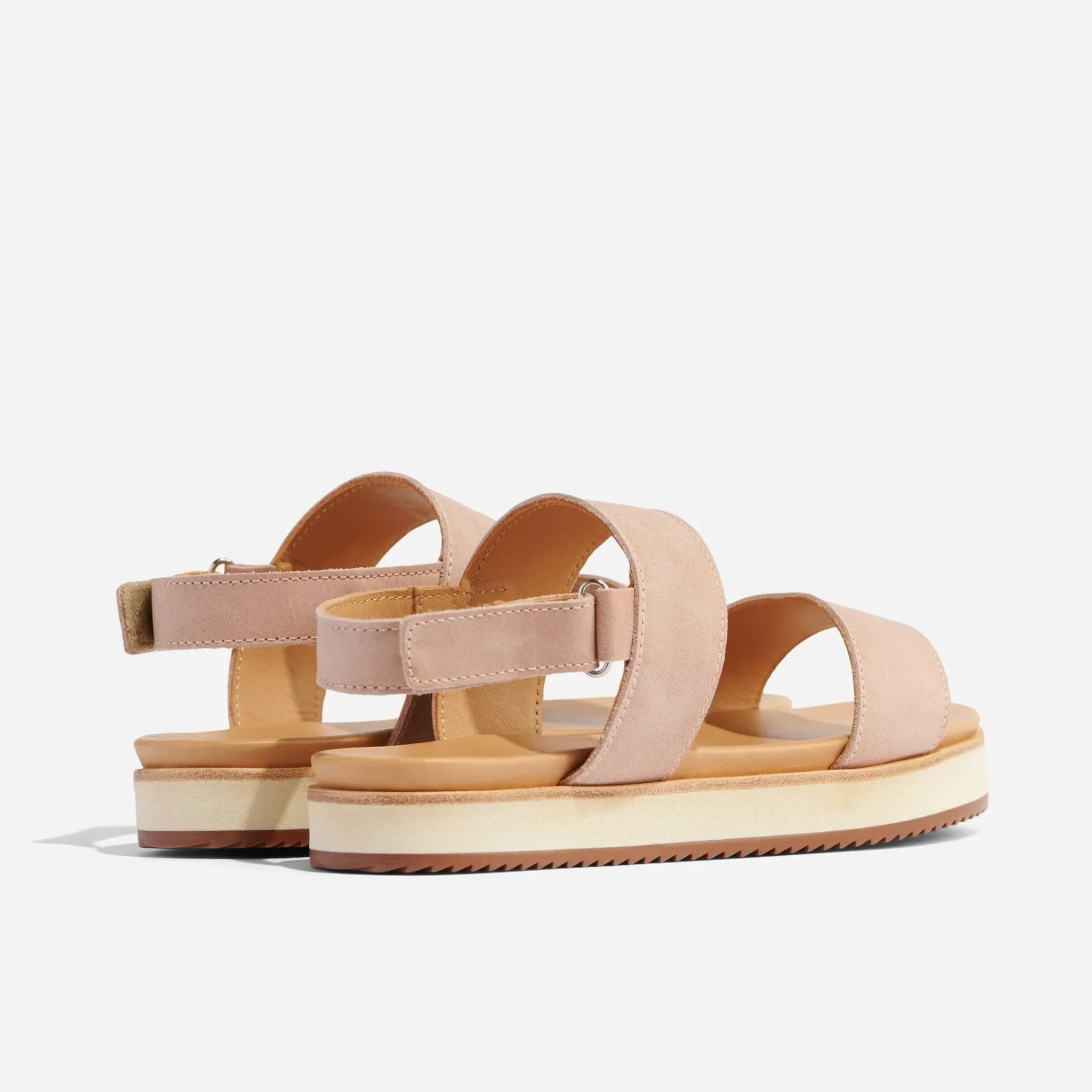 Nisolo Sandals-Go-To Flatform Sandal Desert Rose