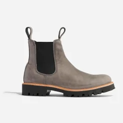 Nisolo Boots-Go-To Lug Chelsea Boot Grey