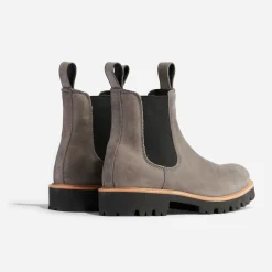 Nisolo Boots-Go-To Lug Chelsea Boot Grey