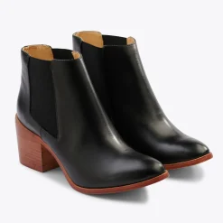 Nisolo Boots-Heeled Chelsea Boot Black