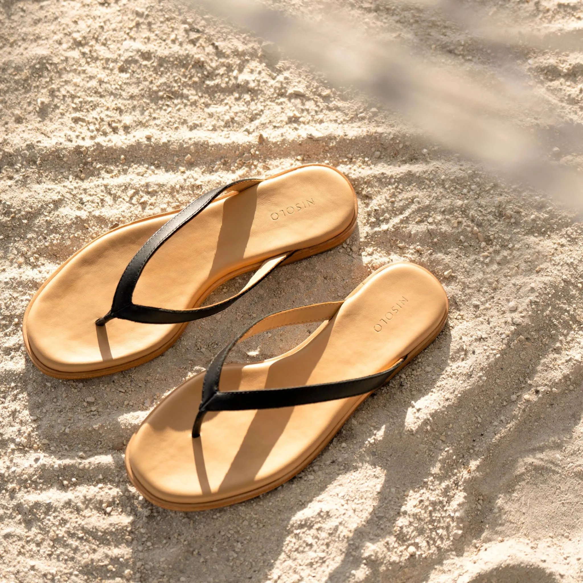 Nisolo Sandals-Isabel Go-To Flip Flop Black