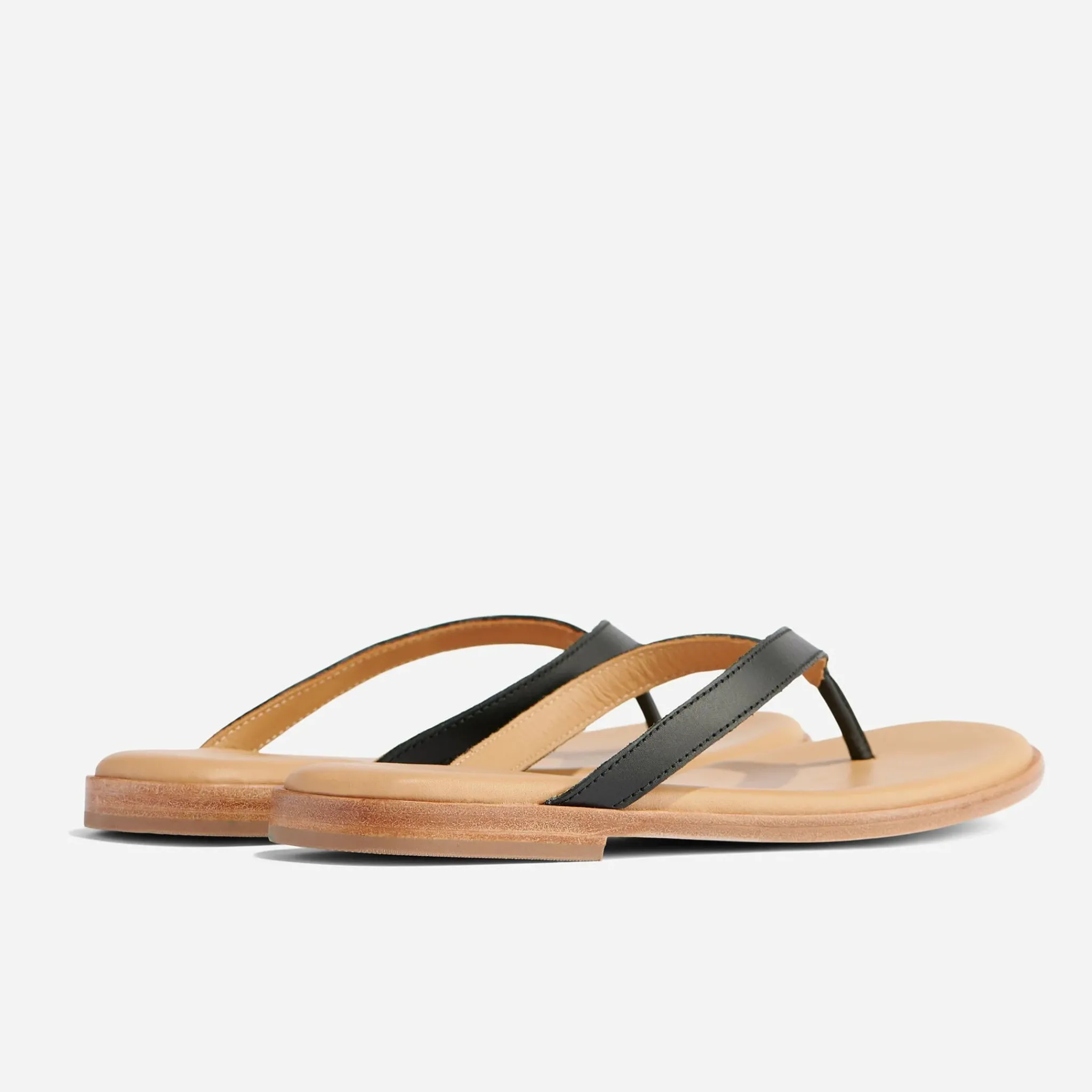 Nisolo Sandals-Isabel Go-To Flip Flop Black