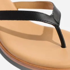 Nisolo Sandals-Isabel Go-To Flip Flop Black