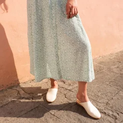 Nisolo Mules-Lima Slip On Bone