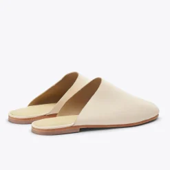 Nisolo Mules-Lima Slip On Bone