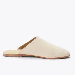 Nisolo Mules-Lima Slip On Bone