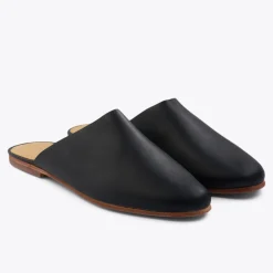 Nisolo Mules-Lima Slip On Black
