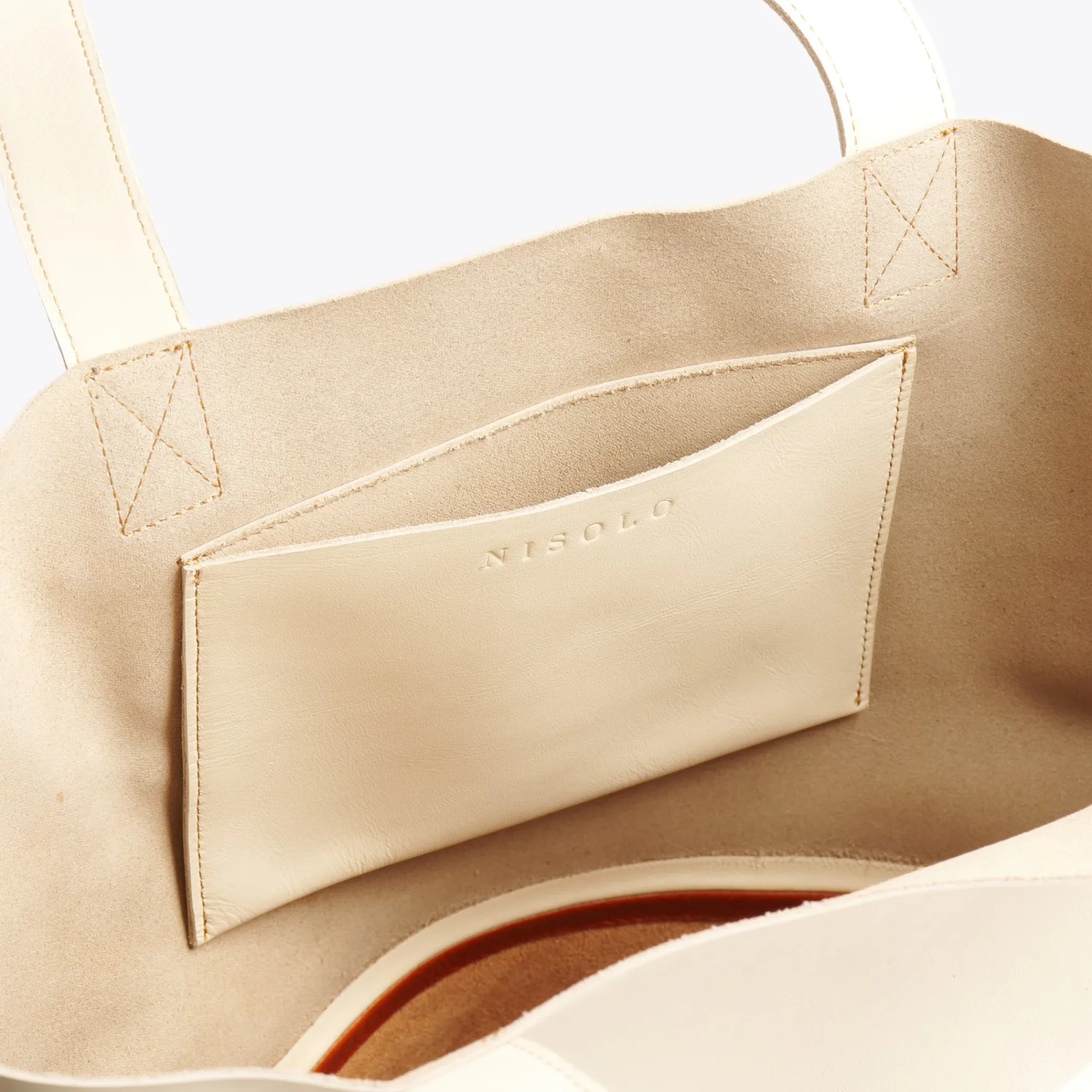 Nisolo Bags & Wallets-Lori Tote Bone/Almond